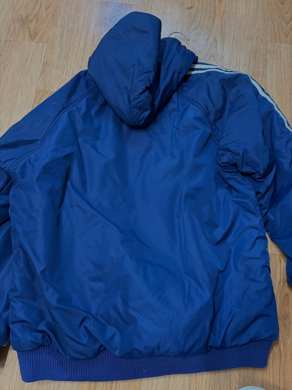 아디다스 리버시블 후드자켓 블루 상품이미지2