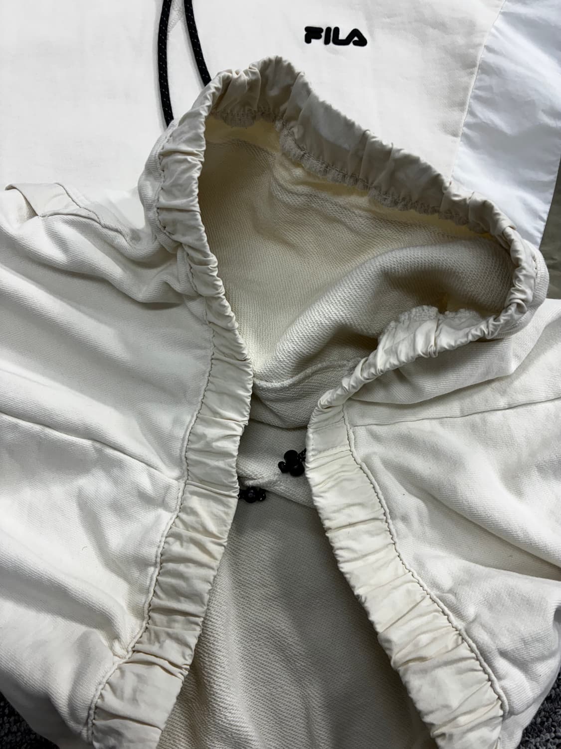 휠라 오버핏 우븐 믹스 아노락 XL 상품이미지9