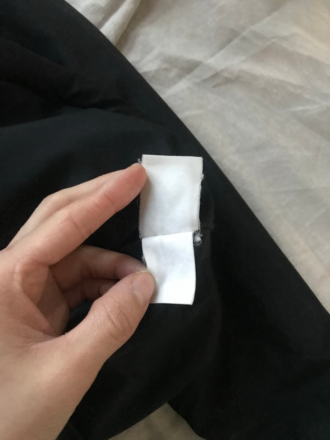 노스페이스 로고 블랙 경량 패딩 상품이미지8