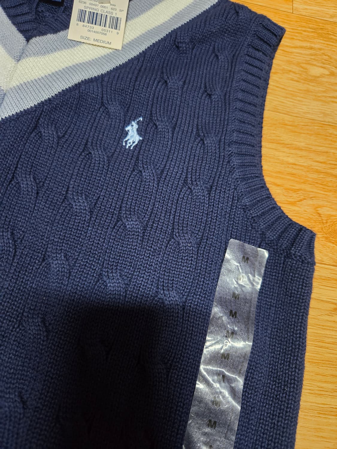 폴로랄프로렌 여성 코튼 케이블 니트 조끼(새상품) 상품이미지5