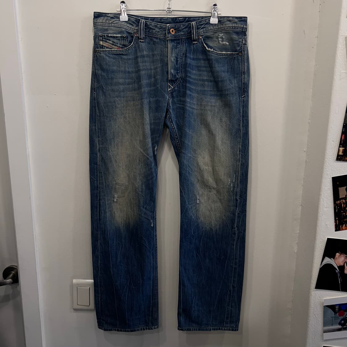 디젤 바이커 버튼플라이 레귤러핏 데님팬츠 상품이미지2