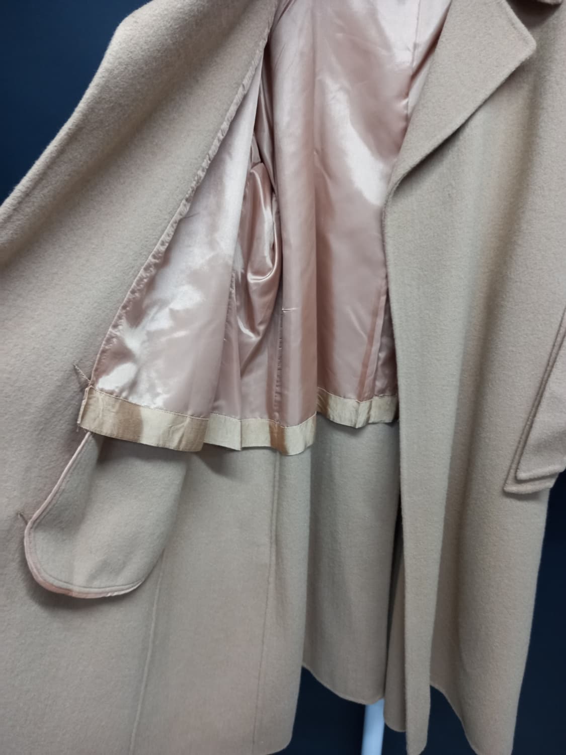 새 지컷 캐시미어블랜 핸드메이드형 코트 66.77 상품이미지7