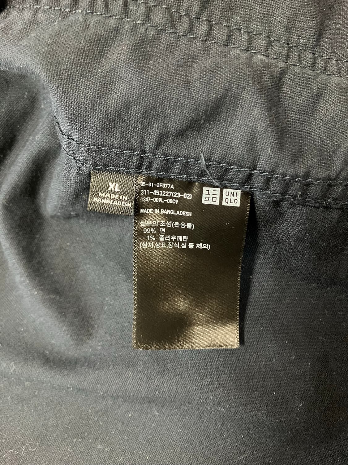 유니클로 유틸리티 자켓 XL 네이비 상품이미지5