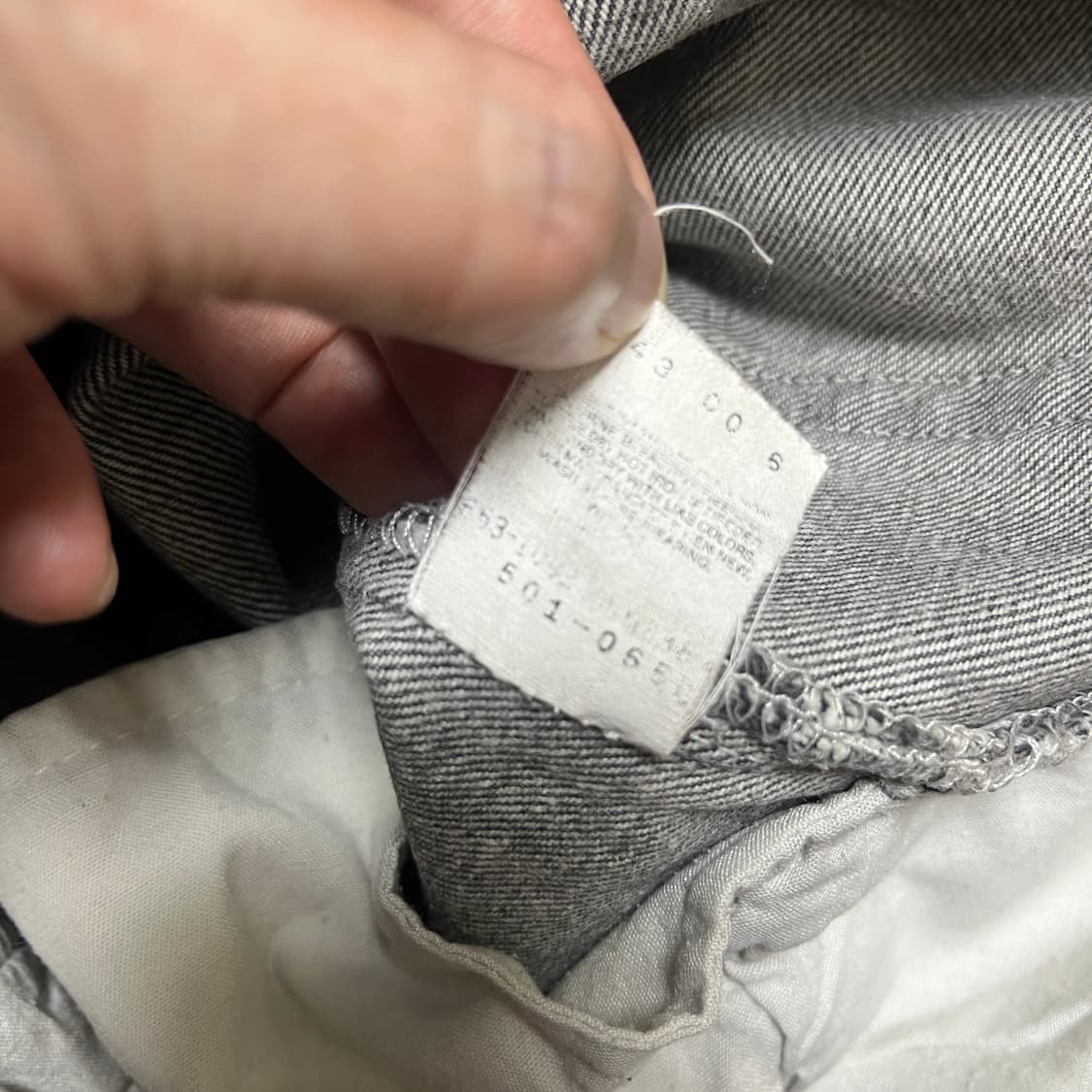 90s USA 리바이스501 원블랙 [32] 상품이미지7