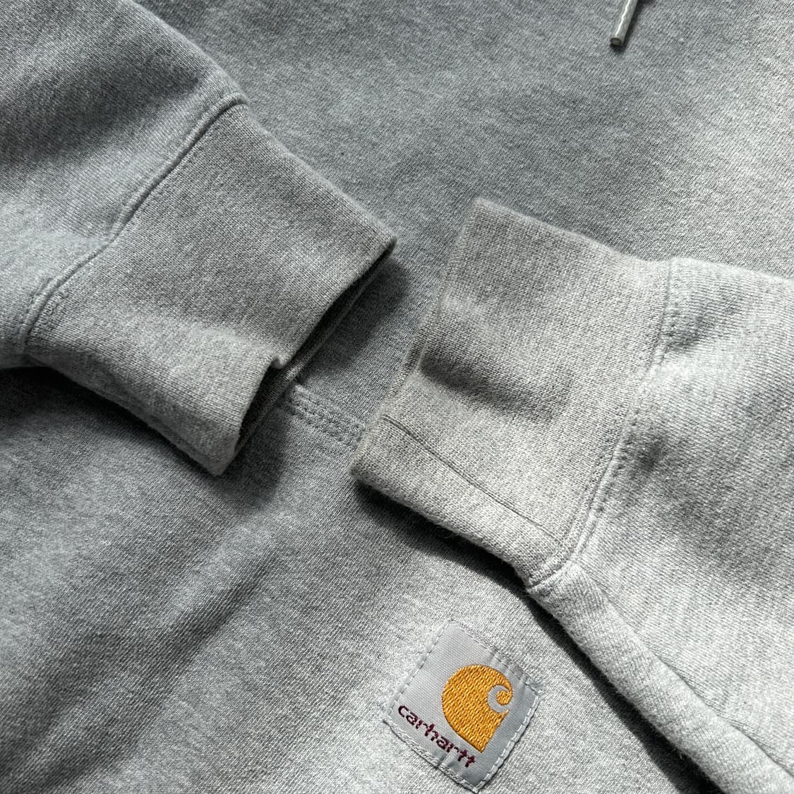 칼하트 그레이 미드웨이트 후드티 상품이미지6