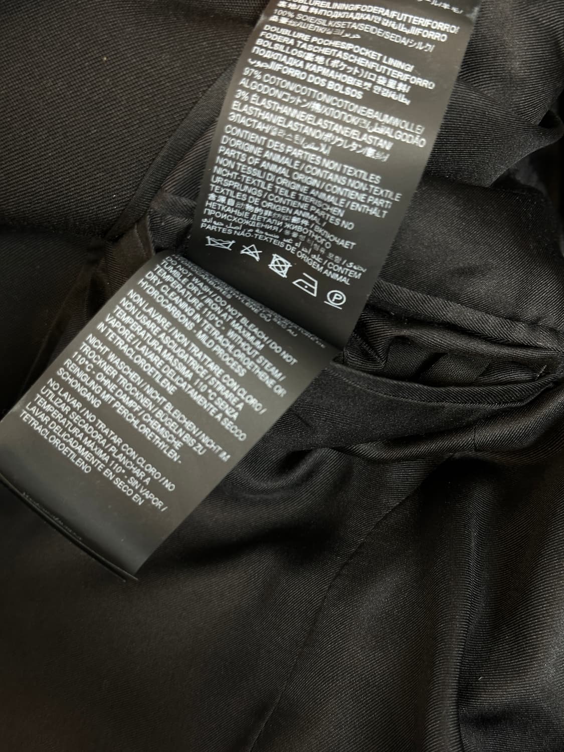 입생로랑 더블 브레스트 자켓 (36) 상품이미지4