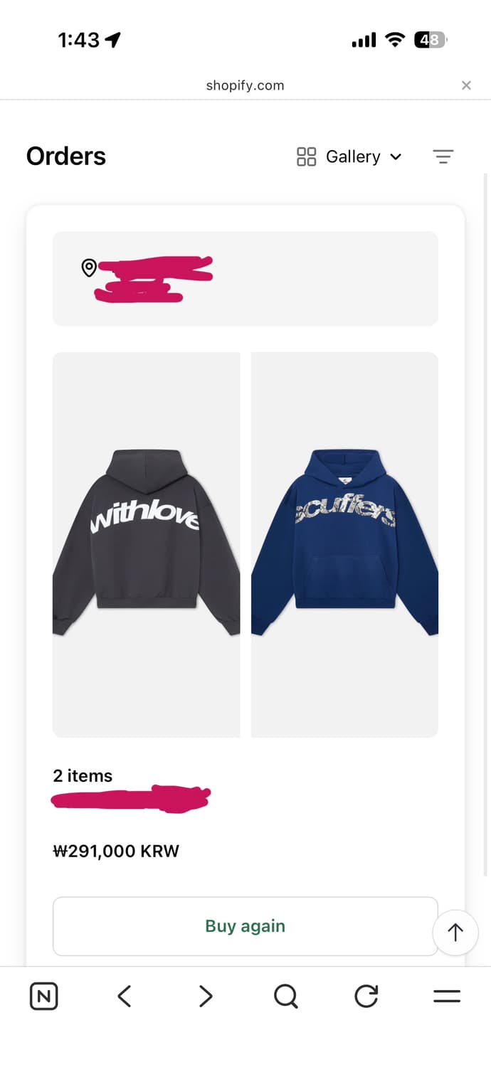 scuffers 다크 후드(L) 상품이미지4
