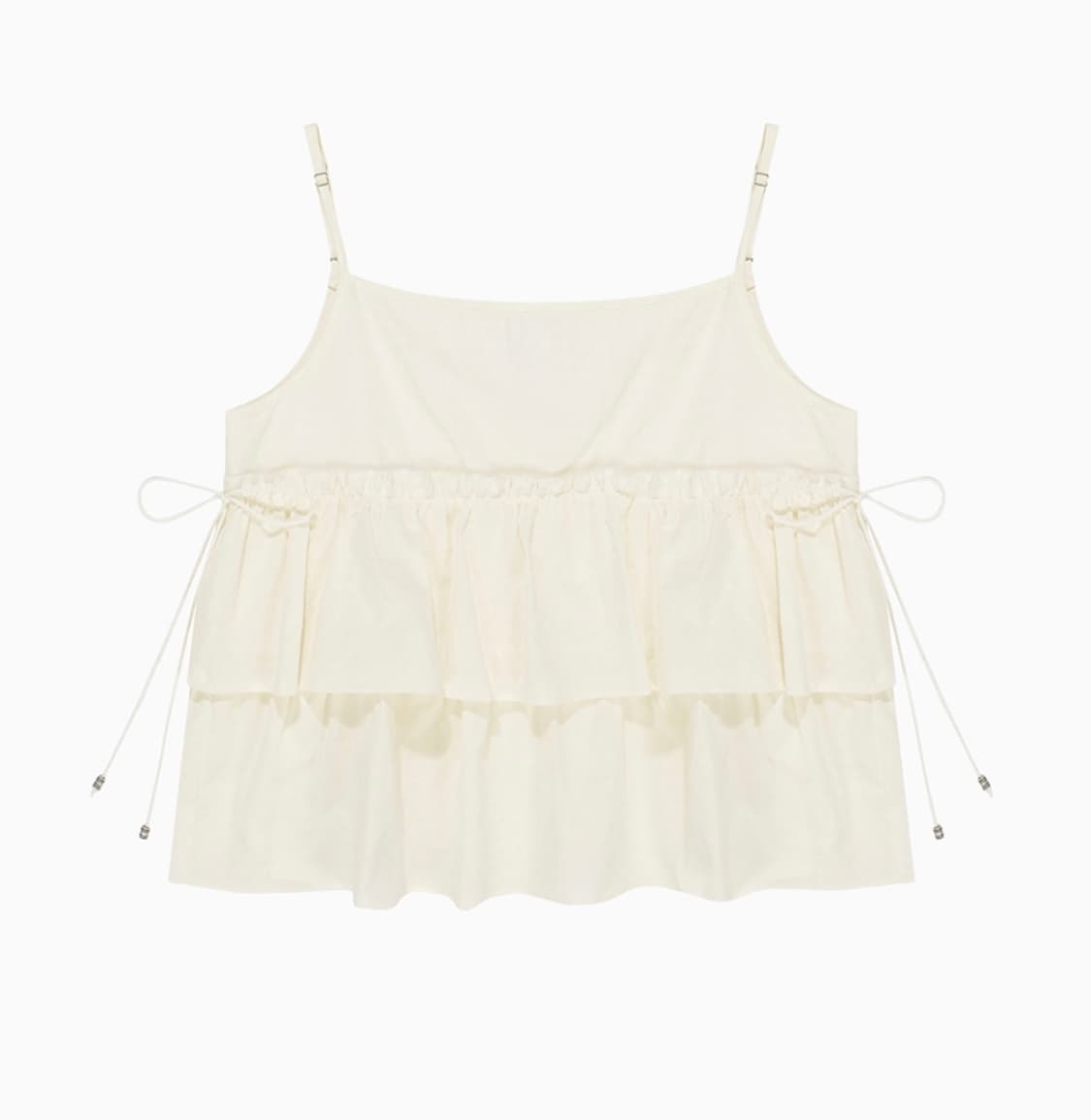 오헤시오 CUTTING CANCAN SLEEVELESS, IVORY 상품이미지1