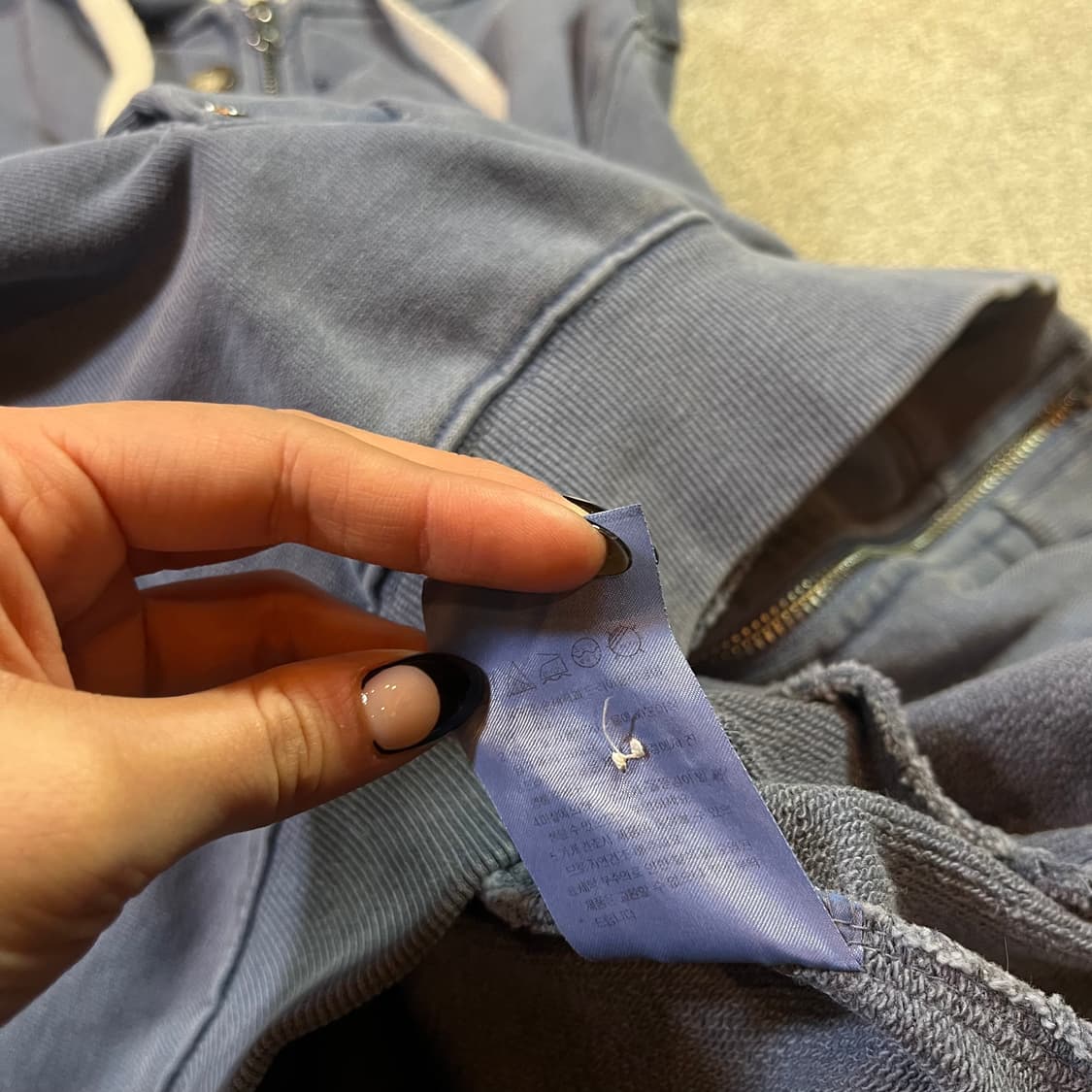 SATUR 새터 피그먼트 투웨이 집업 자켓 상품이미지7