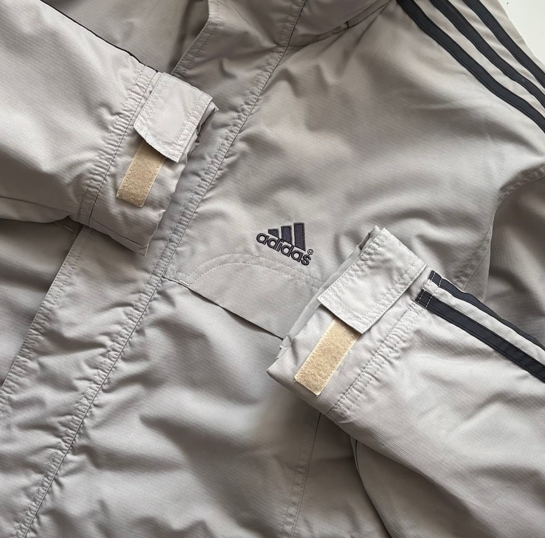 adidas 아디다스 빈티지 그레이 점퍼 상품이미지3