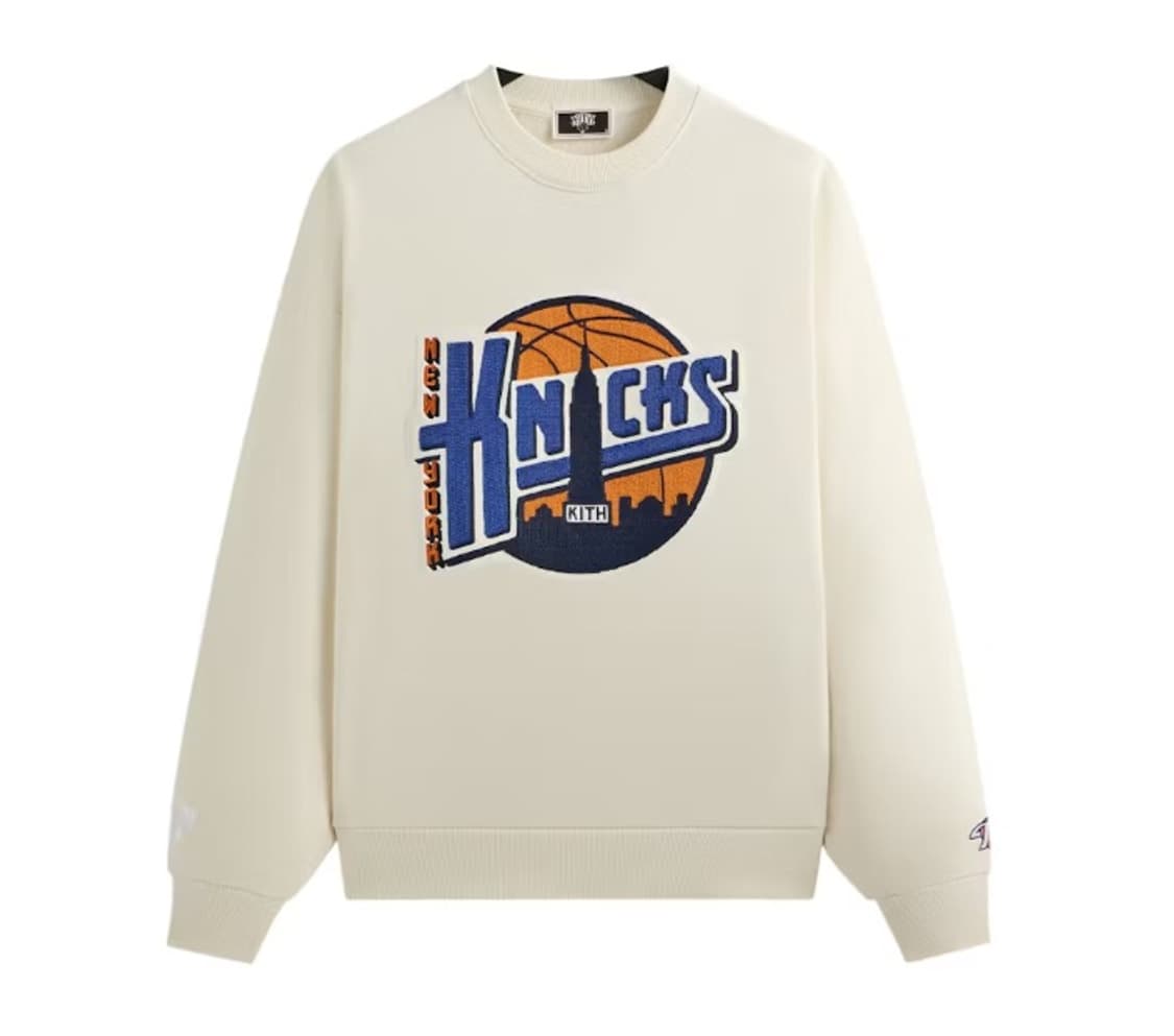 키스 뉴욕닉스 자수 맨투맨 상품이미지1