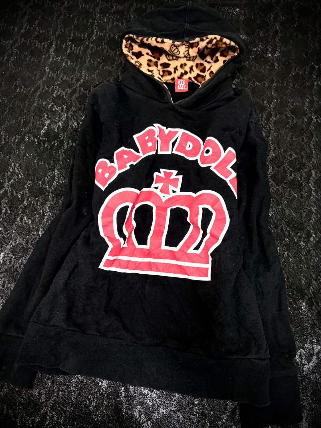 “BABYDOLL” Kitsch Y2K Mood Leopard Detai 상품이미지5
