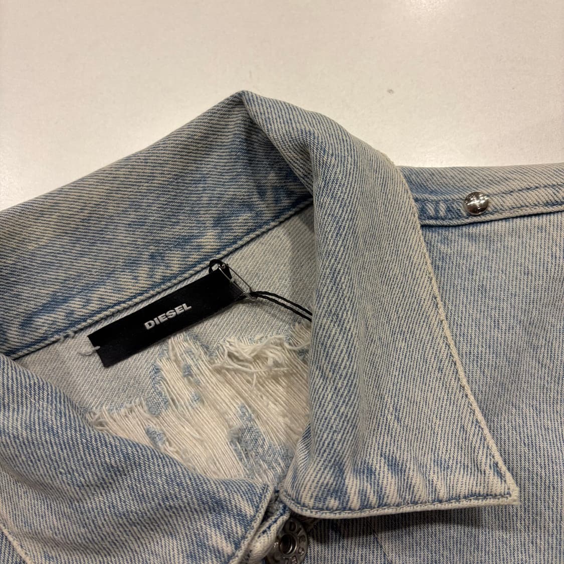 [XXS] 디젤 디트로이트 디스 데님 자켓 수입택 D359 상품이미지6