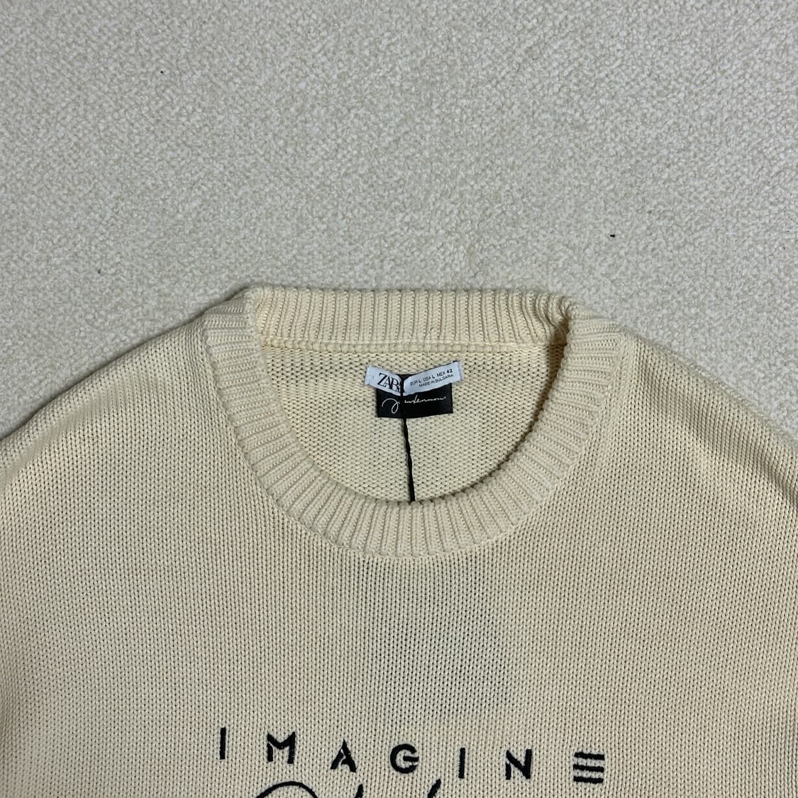 자라 존 레논 자수 스웨터 상품이미지5