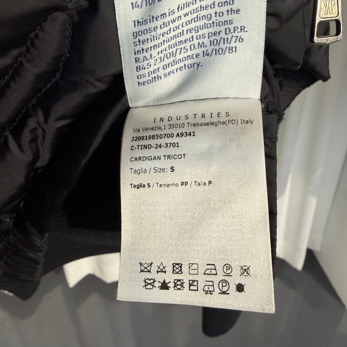 (S) 몽클레어 25FW 트리콧 니트패딩 상품이미지5