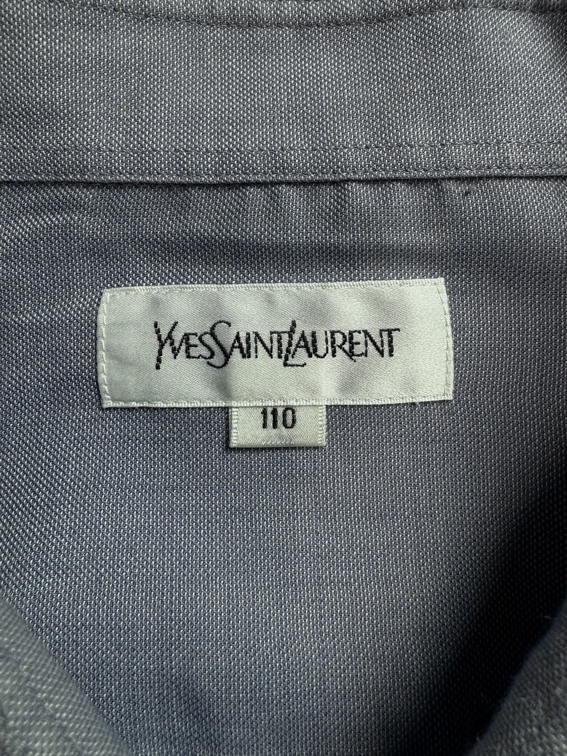 90s YSL 입생로랑 아카이브 미니멀 셔츠 2551 상품이미지3