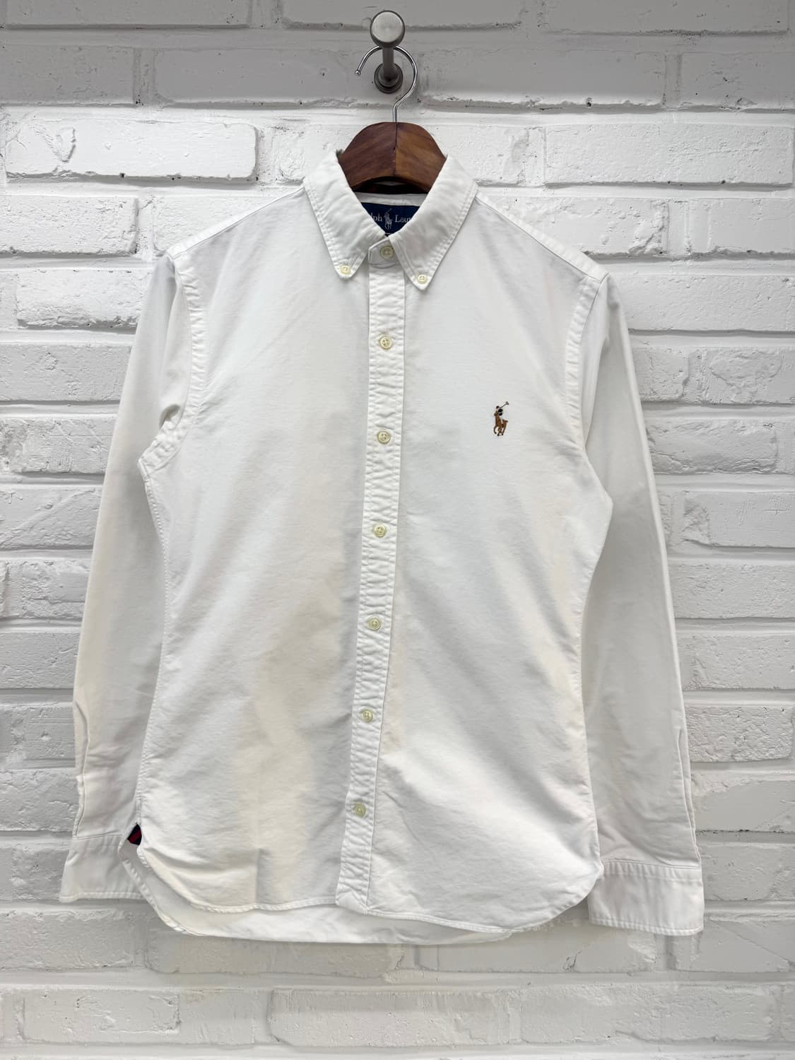 랄프로렌 화이트 슬림핏 셔츠 상품이미지3