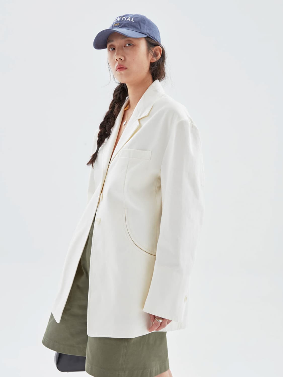 ETHOS 에토스 화이트 자켓(차정원착용) 상품이미지1