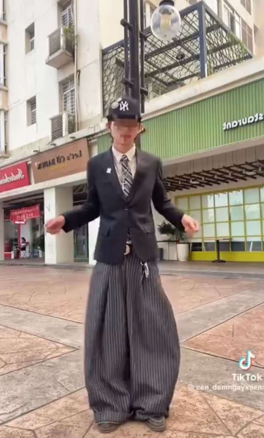 push push 스트라이프 팬츠 상품이미지1