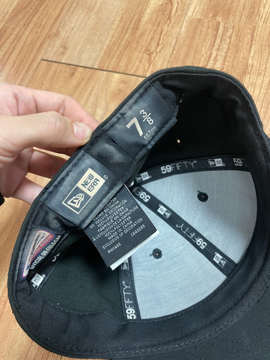 MLB 어센틱 시카고 화이트삭스 피티드캡 게임 블랙 상품이미지3