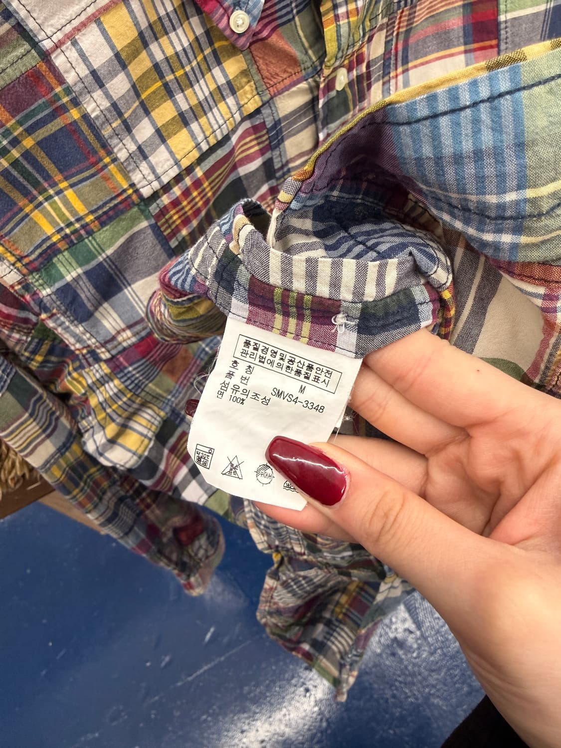 PRL 폴로 랄프로렌 마드라스 체크 셔츠 상품이미지9