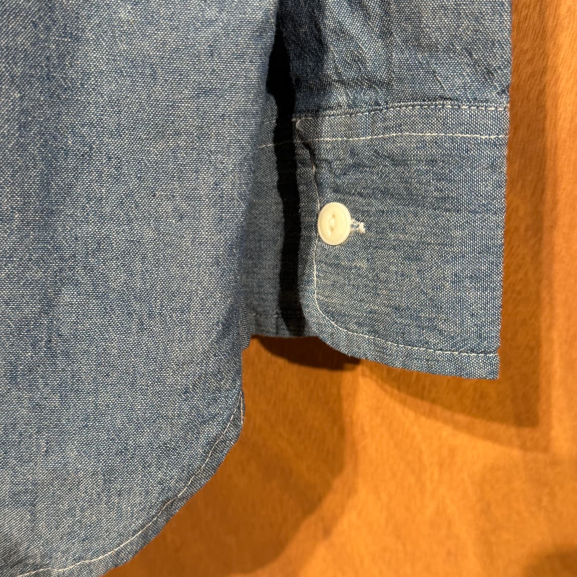 브론슨 논스탁 샴브레이 데님 셔츠 L 상품이미지7