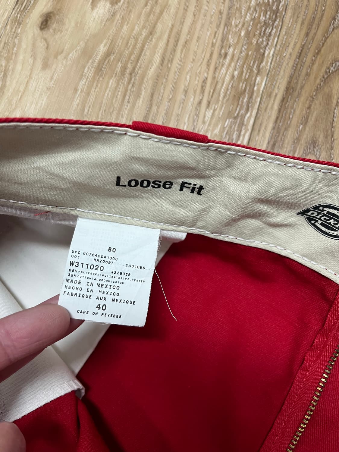 디키즈 루즈핏 버뮤다 워크 반바지 40 상품이미지4