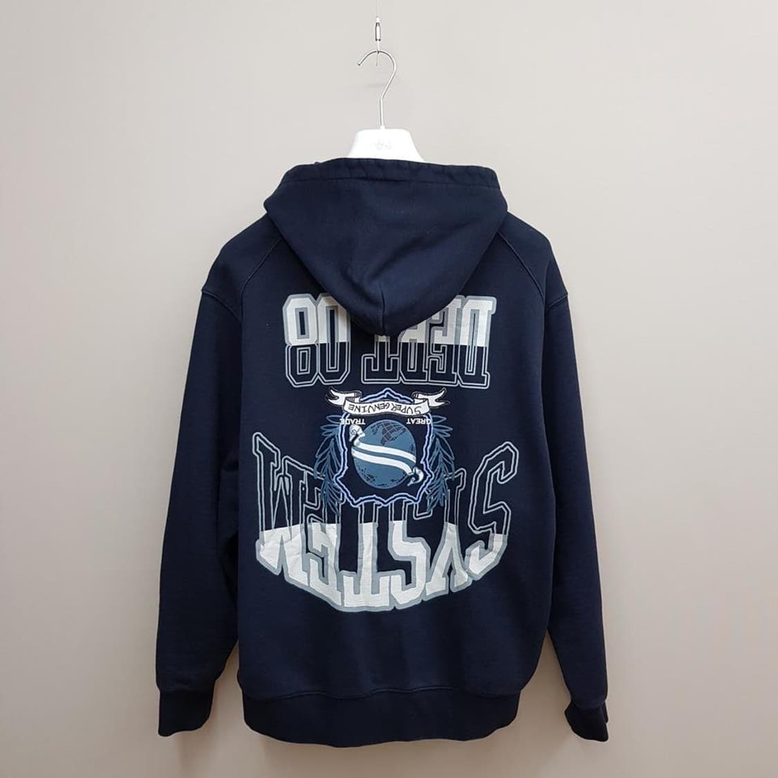 한섬 시스템 2023 백프린트 후드 스웨트셔츠 105사이즈 상품이미지5