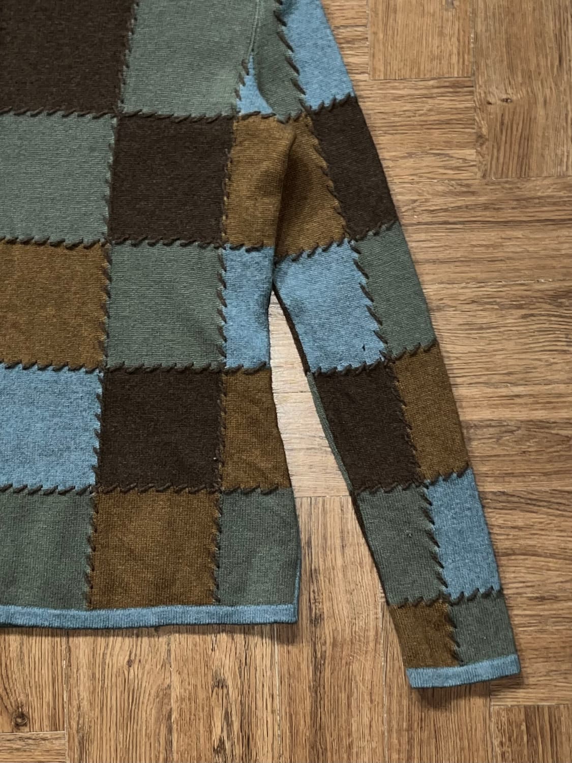 살바토레 페레가모 블럭 니트 상품이미지7