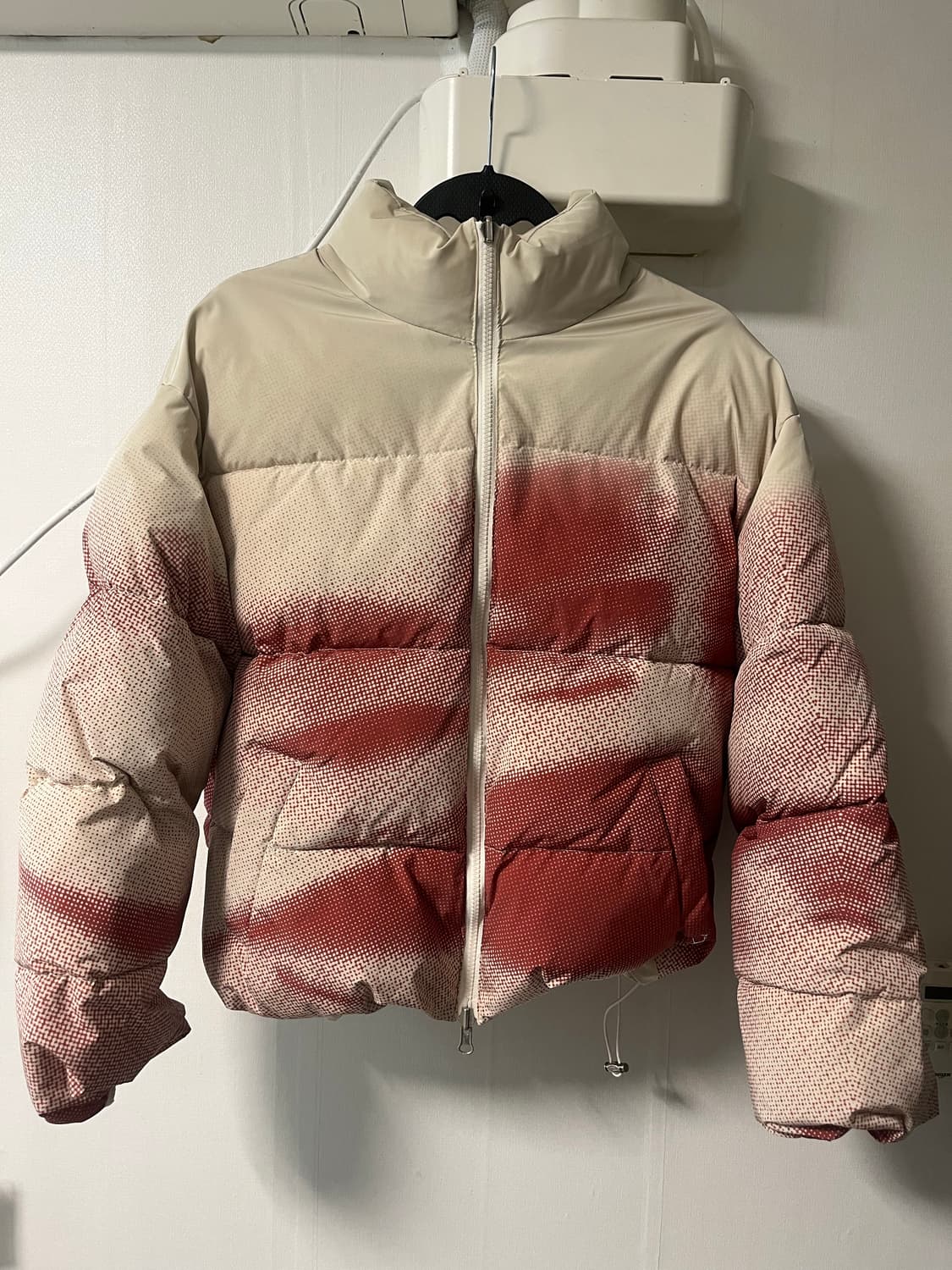 나체 리버시블 패딩 베이지 상품이미지2