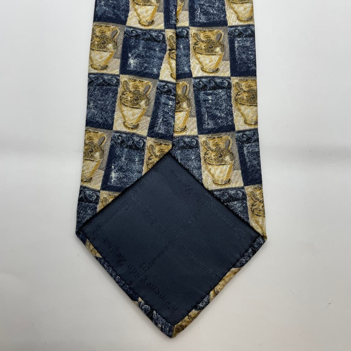 853) (Ermenegildo zegna) 에르메네질도제냐 패턴 넥타이 상품이미지4