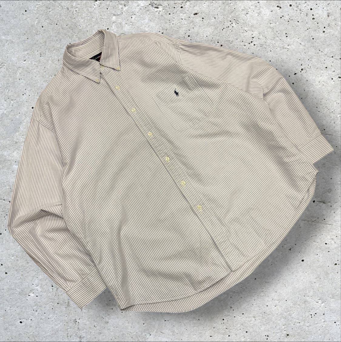 [L] 폴로 랄프로렌 빅셔츠 포켓 스트라이프 셔츠 D357 상품이미지1