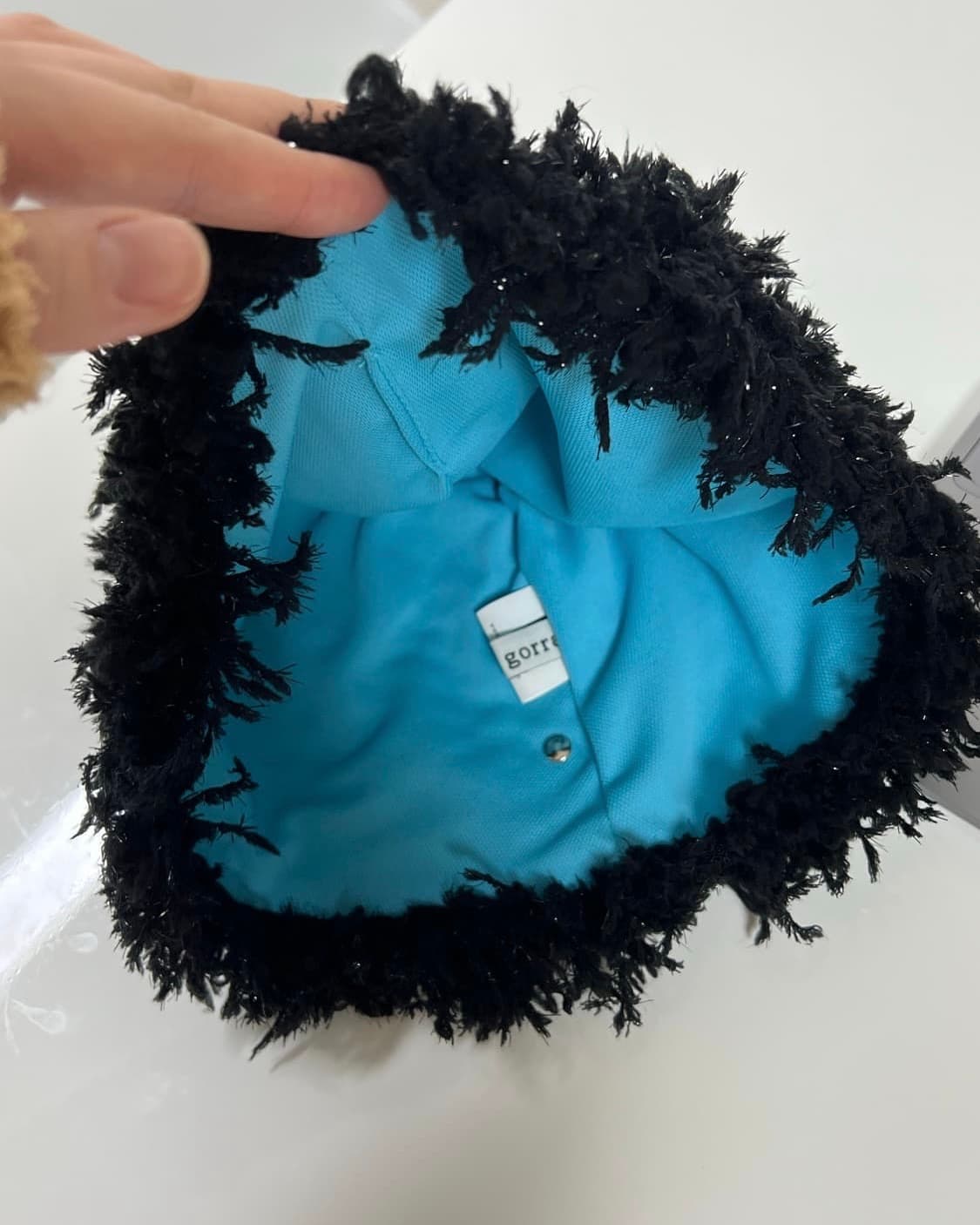 GORRO GORRA 고로고라 블랙 비니 상품이미지3