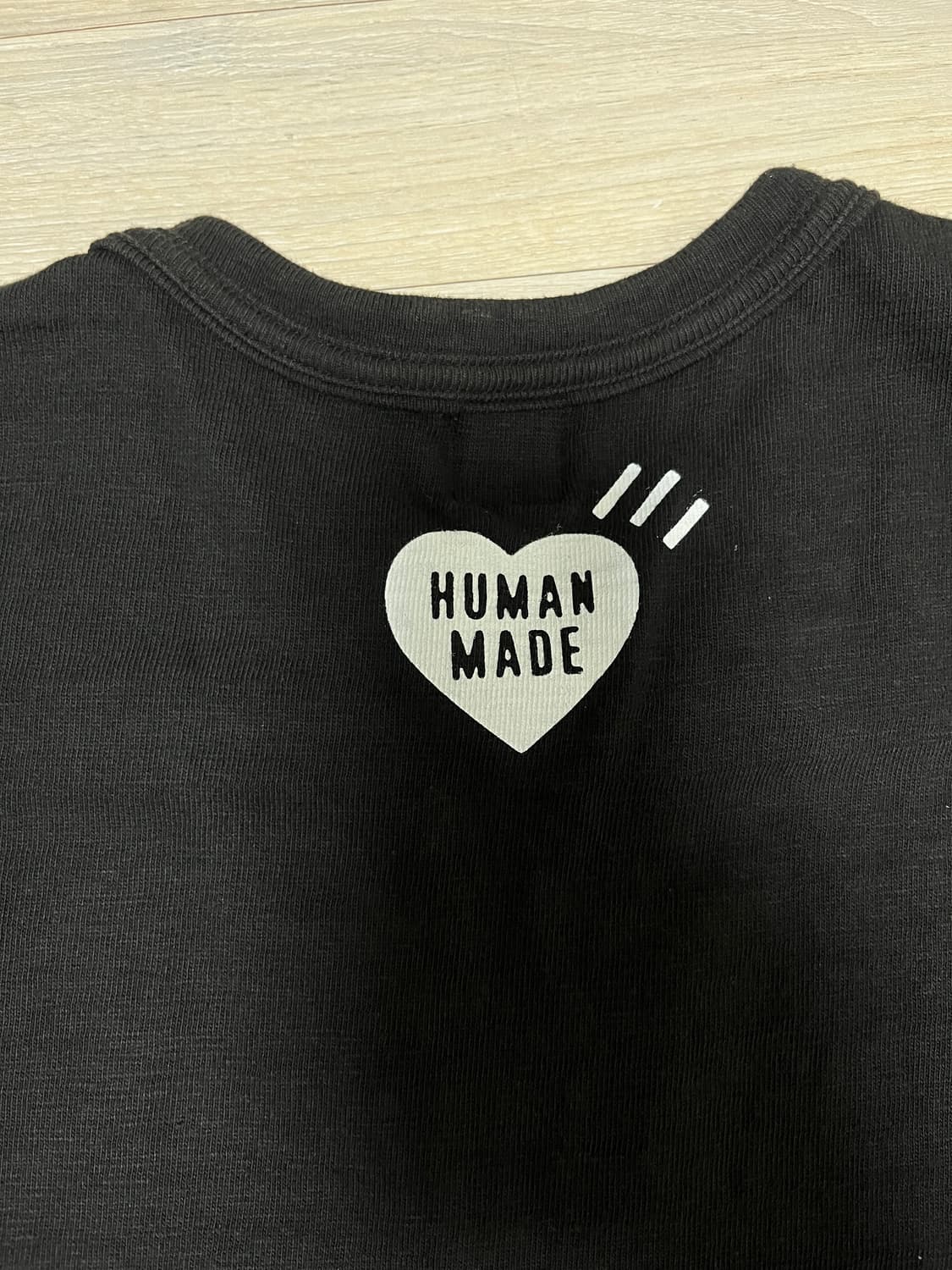 [XXL] 휴먼메이드 반팔 블랙 상품이미지2