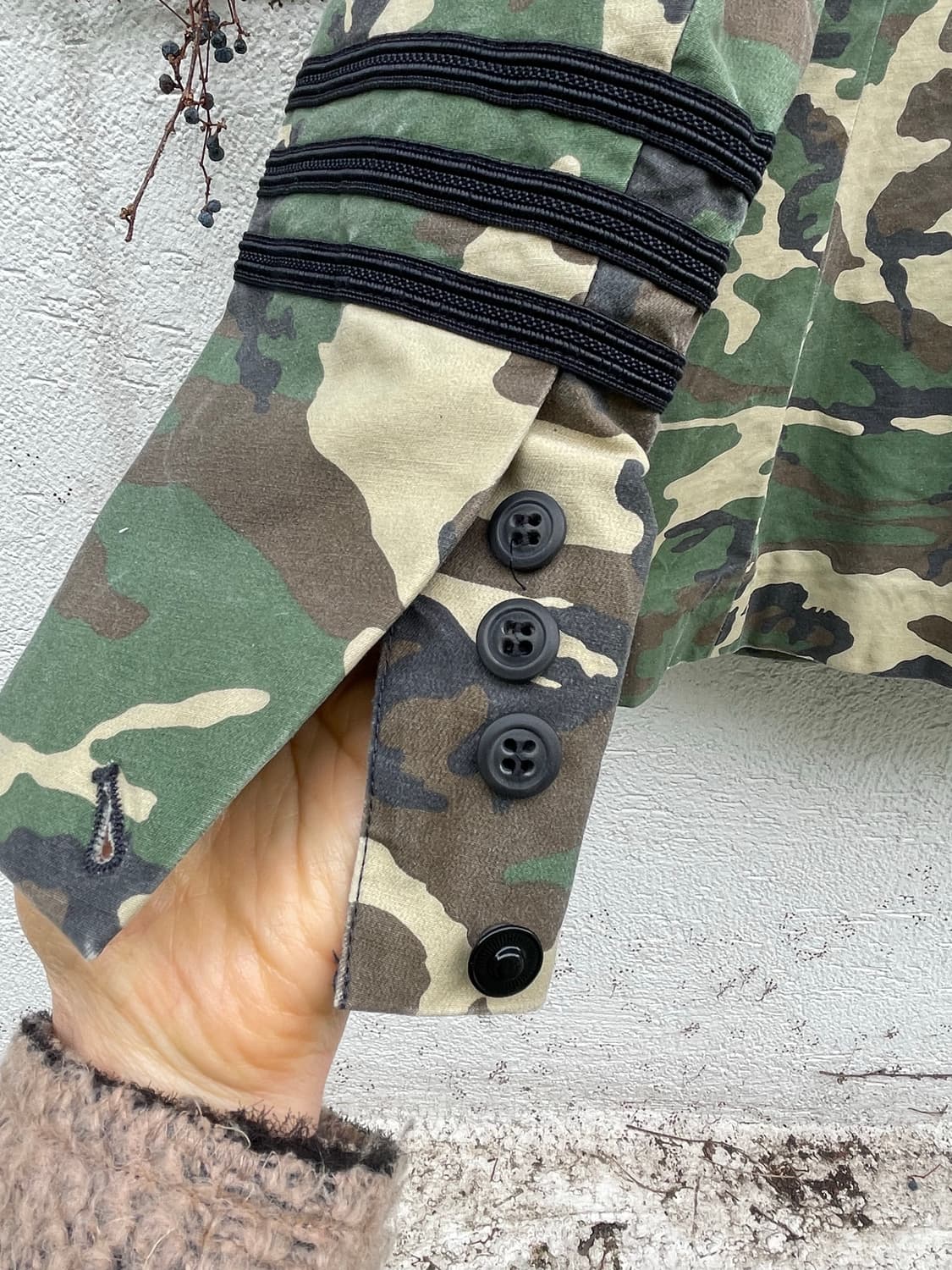 리플레이(replay)카무플라주 밀리터리 블레이져 상품이미지3