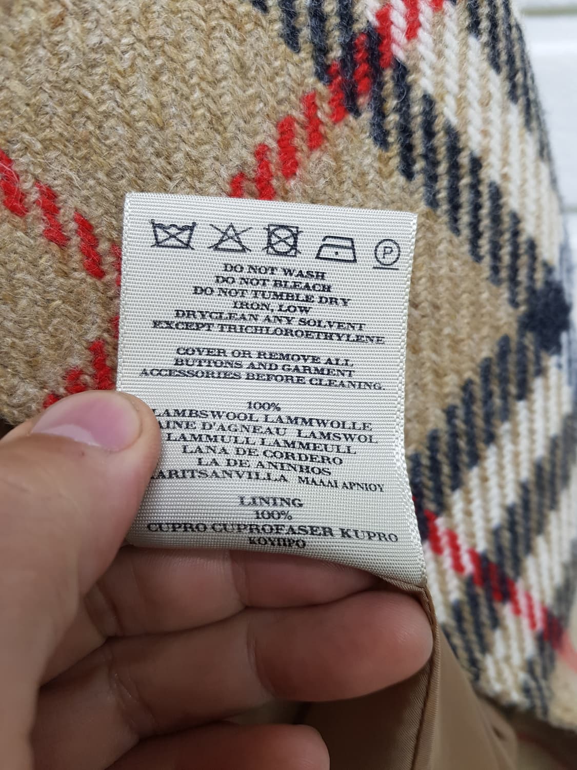 [uk8/정품] 버버리 노바체크 클래식 울코트 상품이미지9