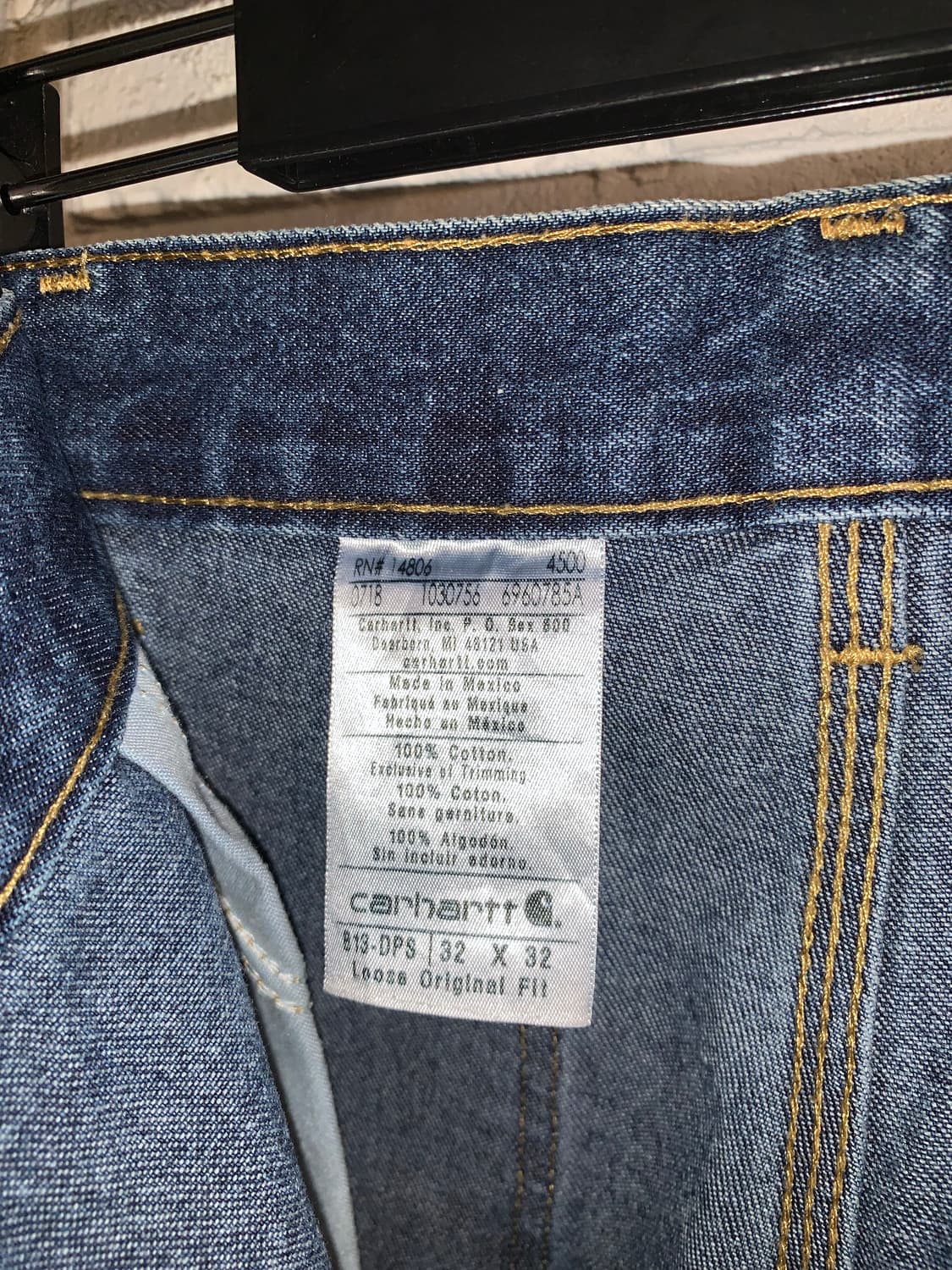칼하트 데님 카펜터 32  상품이미지5