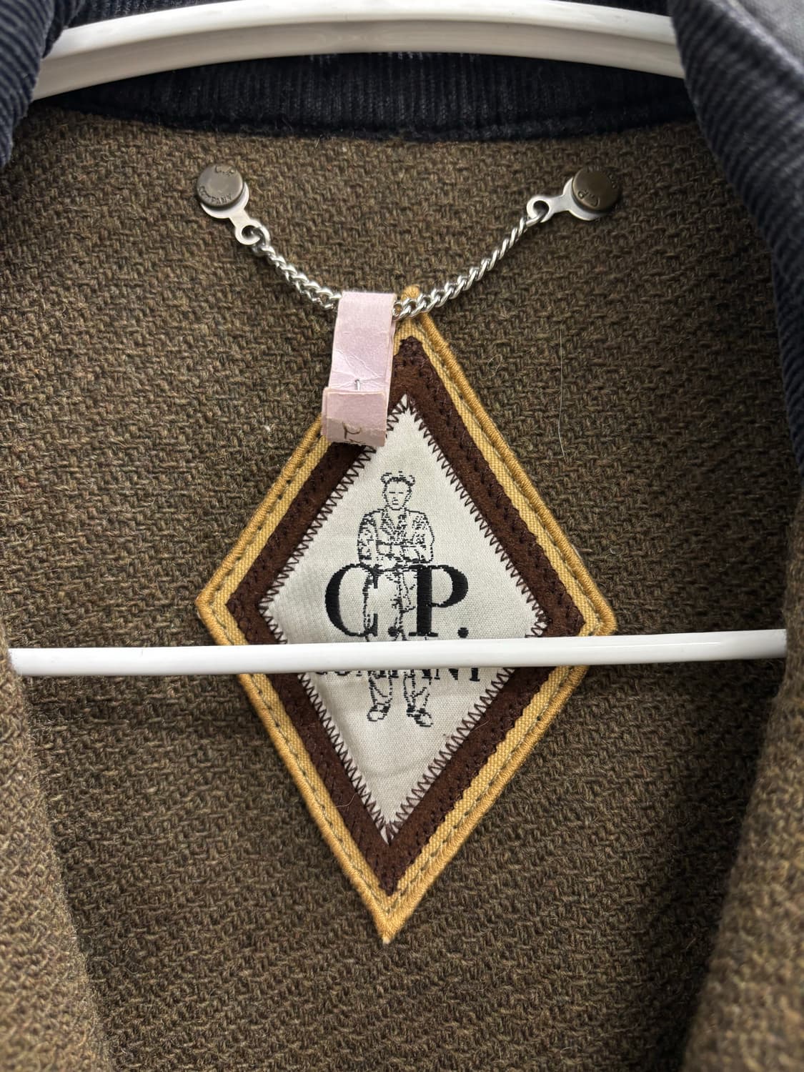 CP컴퍼니 & BRITISH MILLERAIN 헤리티지 레더 믹스 자켓 상품이미지4