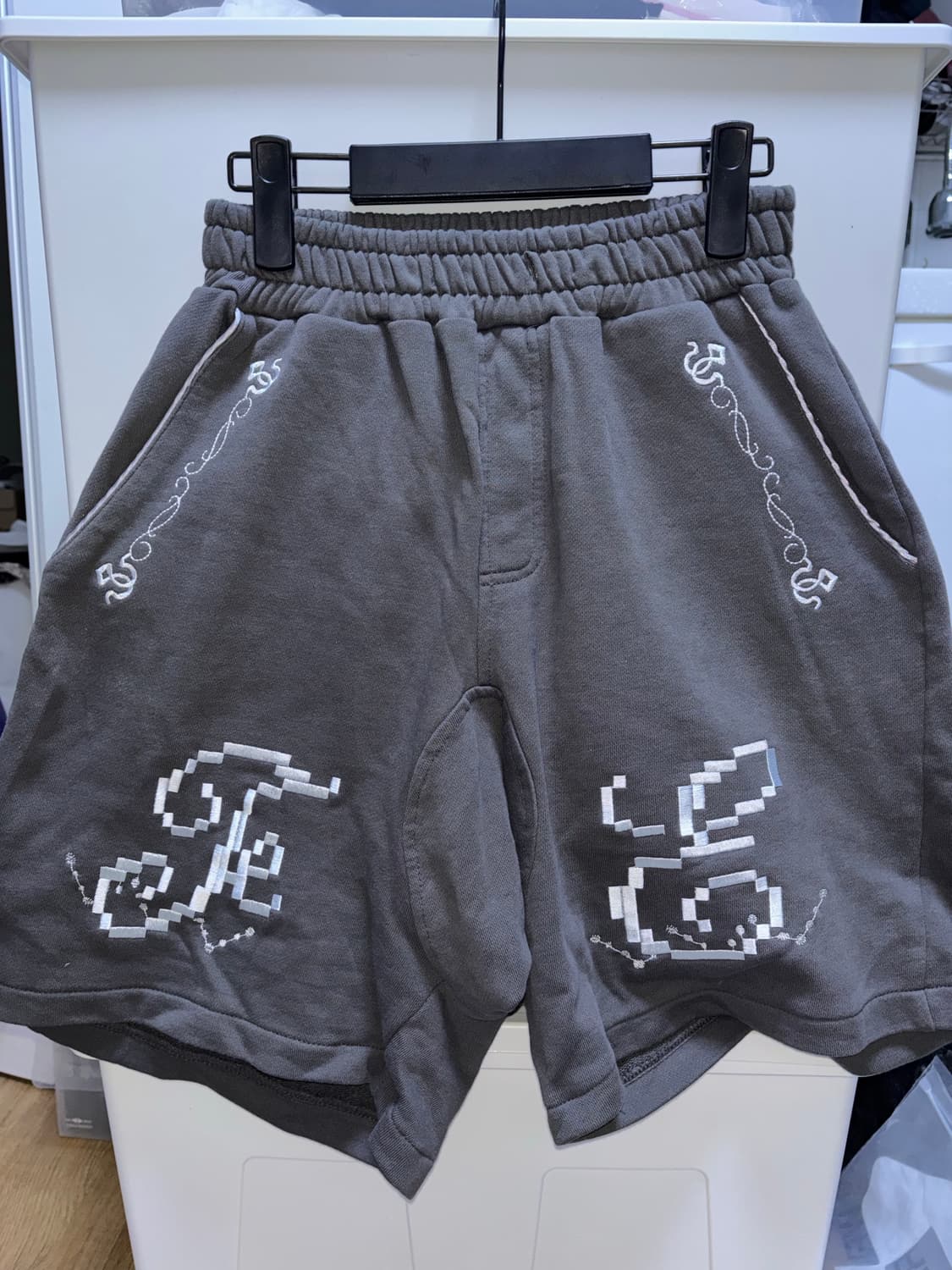 샵페어리 자수 버뮤다 팬츠 (품절템) 상품이미지1