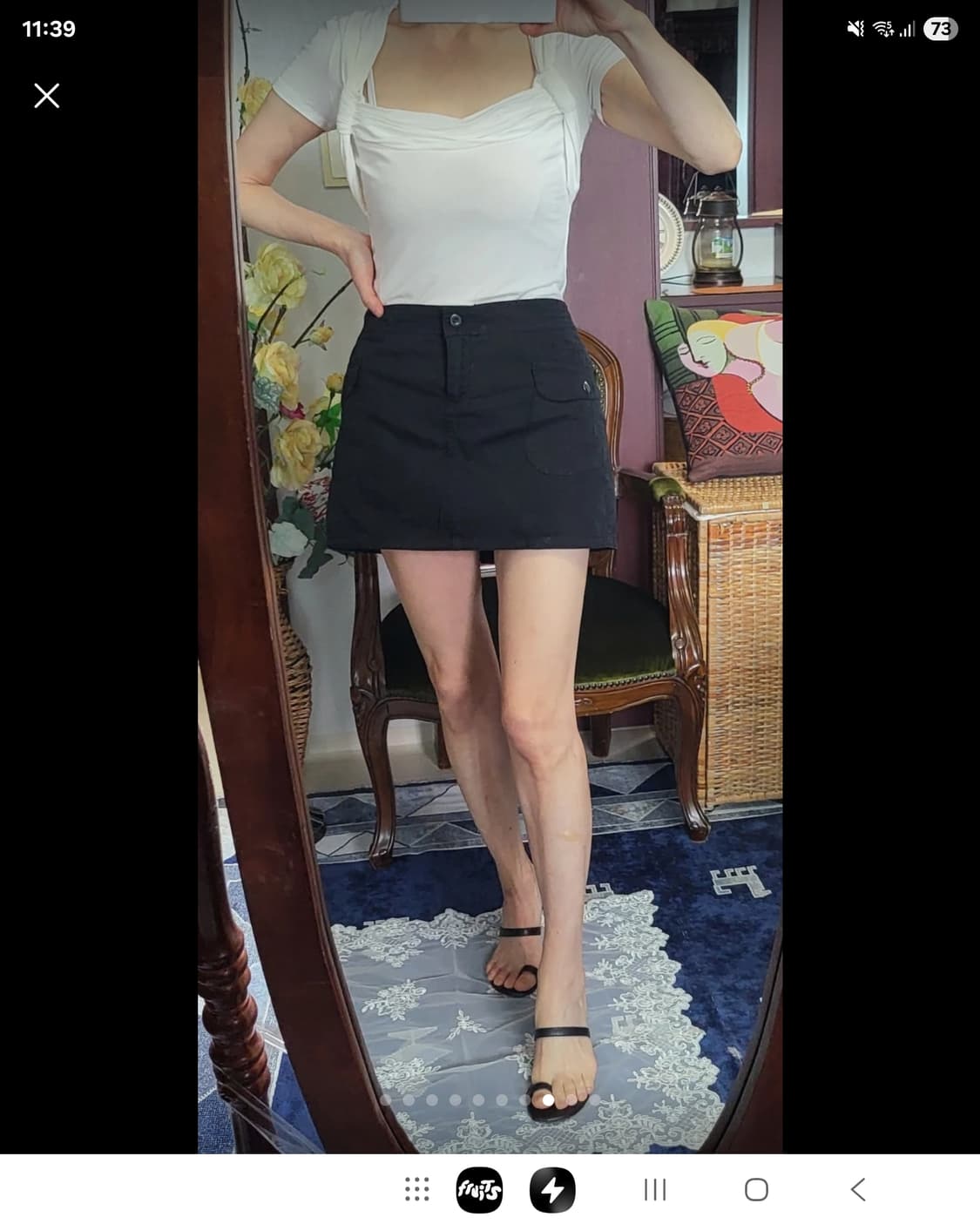 이태리 디자이너 부띡 스트랩 메탈 키튼힐 상품이미지8