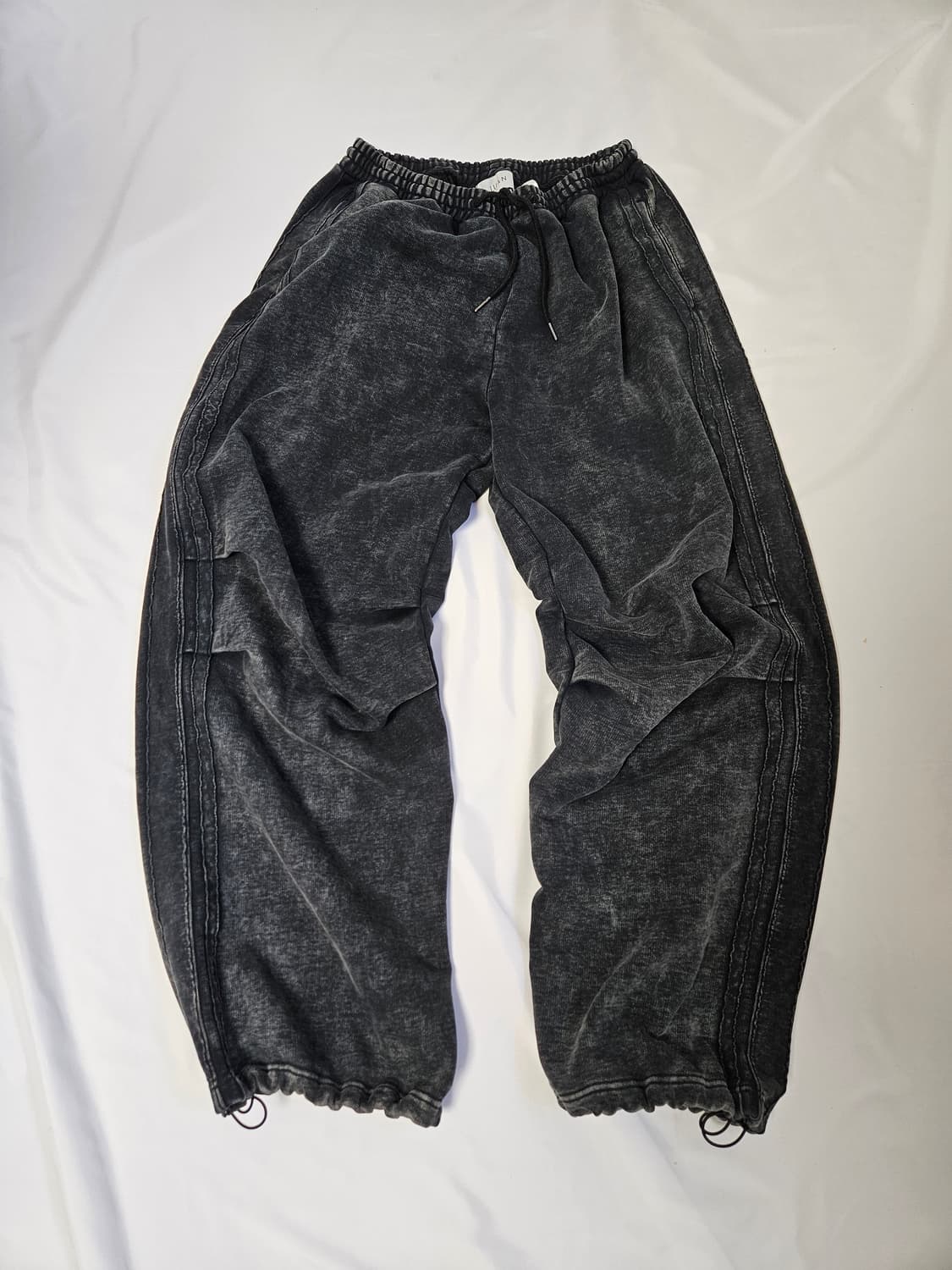 주앙옴므 워싱 트랙 와이드팬츠 바지 스트링 L 상품이미지1