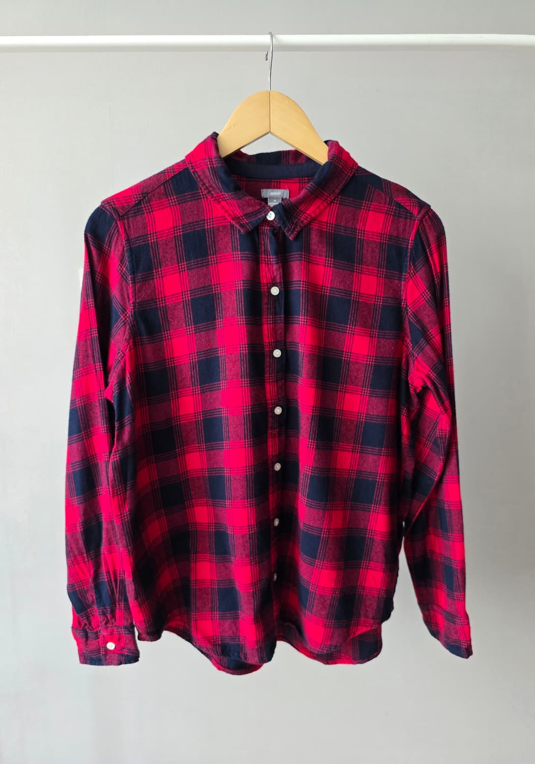 AERIE 레드 체크 셔츠 / American Eagle  상품이미지1