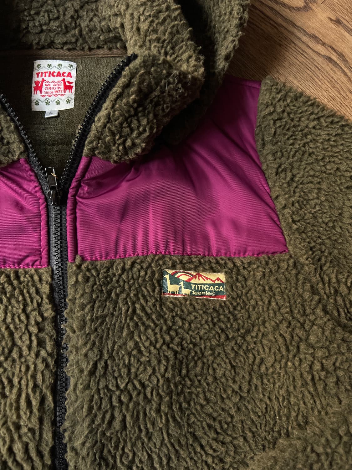 [L]TITICACA 우먼스 딥파일 후드 집업 플리스 상품이미지3