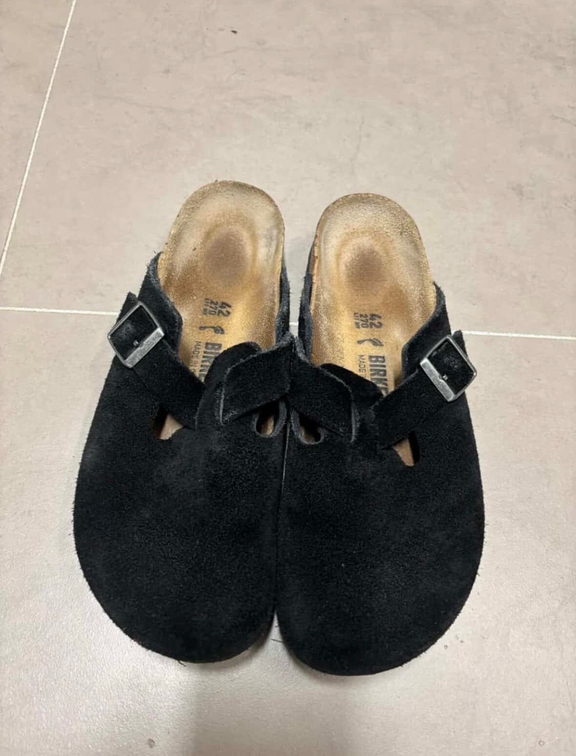 버켄스탁 보스턴 블랙 42사이즈 270 상품이미지4