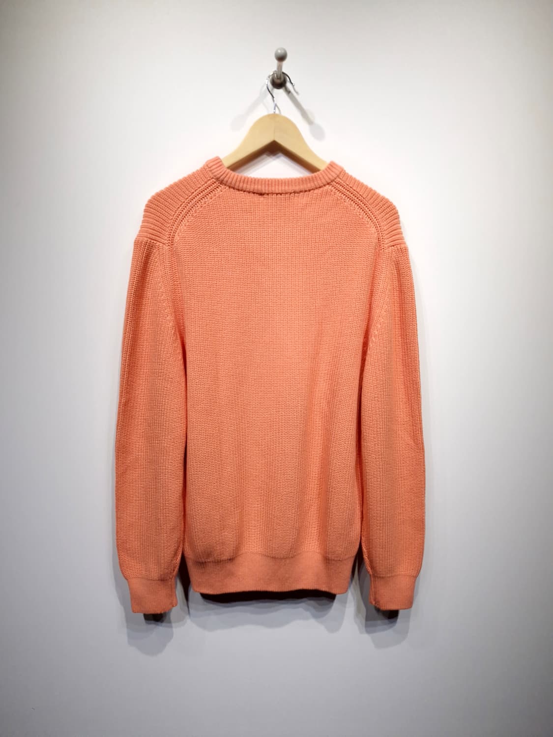 브라운야드. 피셔맨 스웨터 코랄_1사이즈 상품이미지2