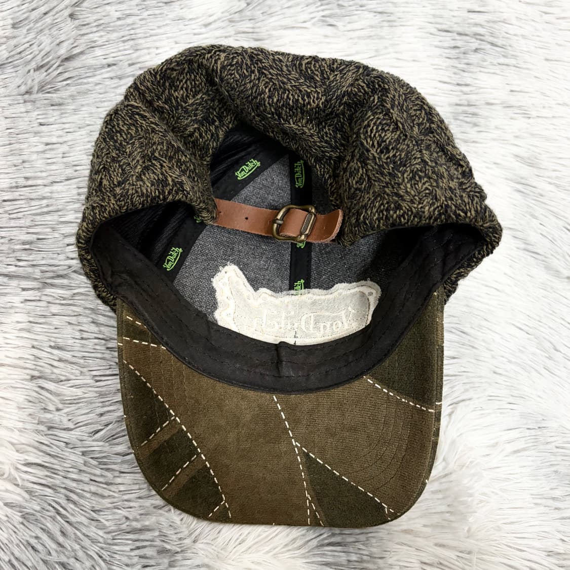 본더치 포레스트 패치워크 헤링본 볼캡 상품이미지5