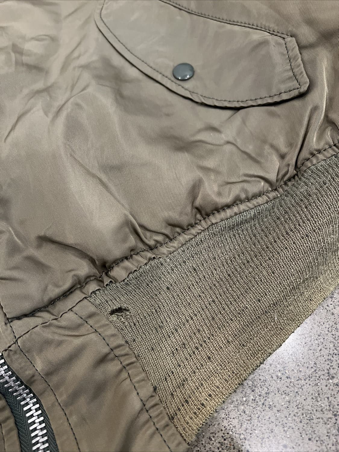 70s 알파 인더스트리 MA-1 붐버 자켓 상품이미지5