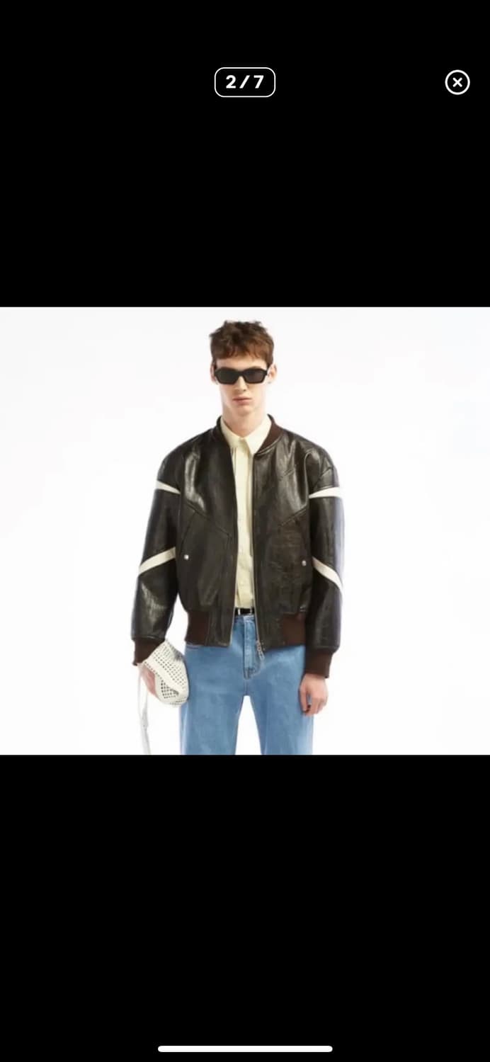 타일레 레더 블루종 상품이미지1