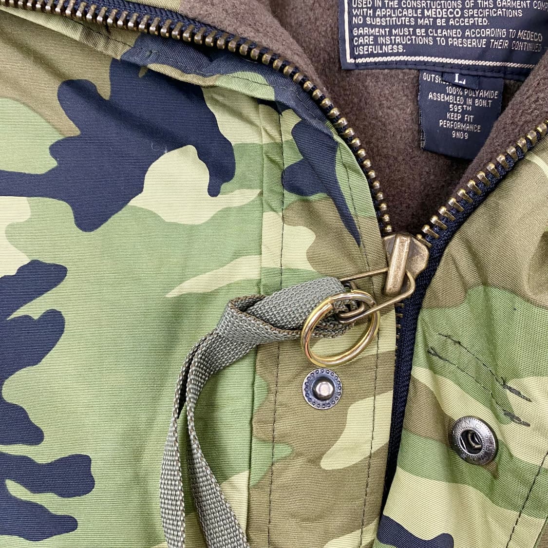 메데코 빈티지 카모 밀리터리 점퍼 (105) 상품이미지7