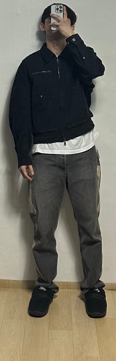 쿠어 오버다잉 페이디드 워크자켓 상품이미지5